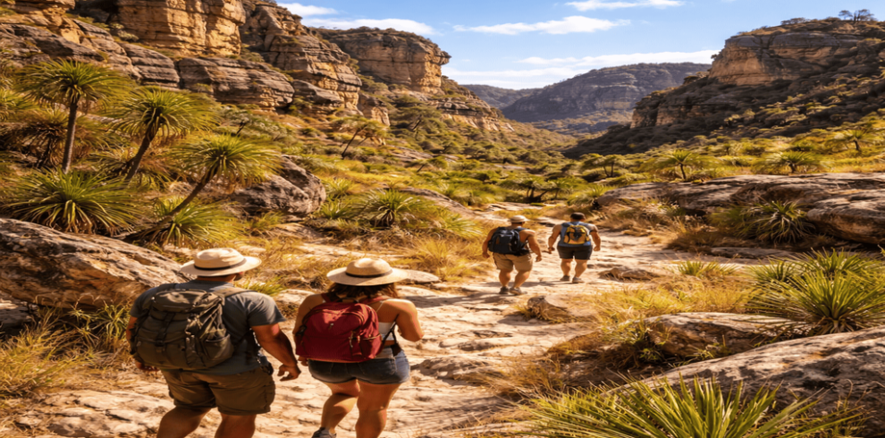 Explore lush rainforests and spot rare wildlife including lemurs, chameleons, and tropical birds.