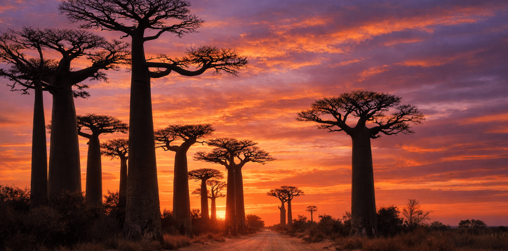 Avenue of the Baobabs Sunset – West Madagascar Scenic Tour