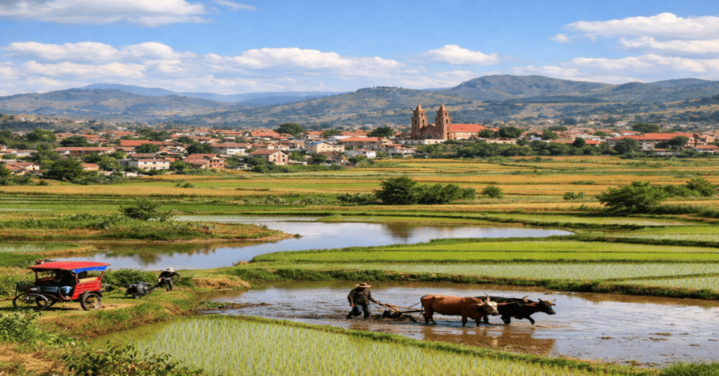Antsirabe Madagascar highlands and handicrafts