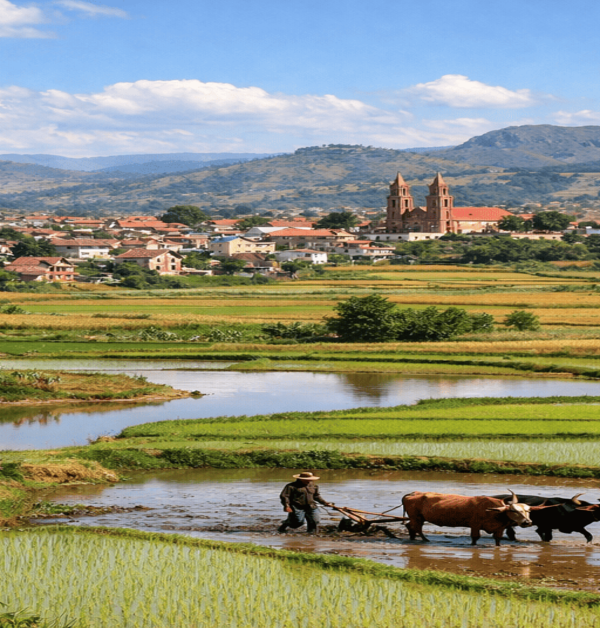 Antsirabe Madagascar highlands and handicrafts